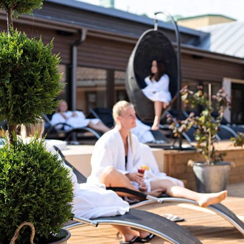 Kvadrat skylt spa