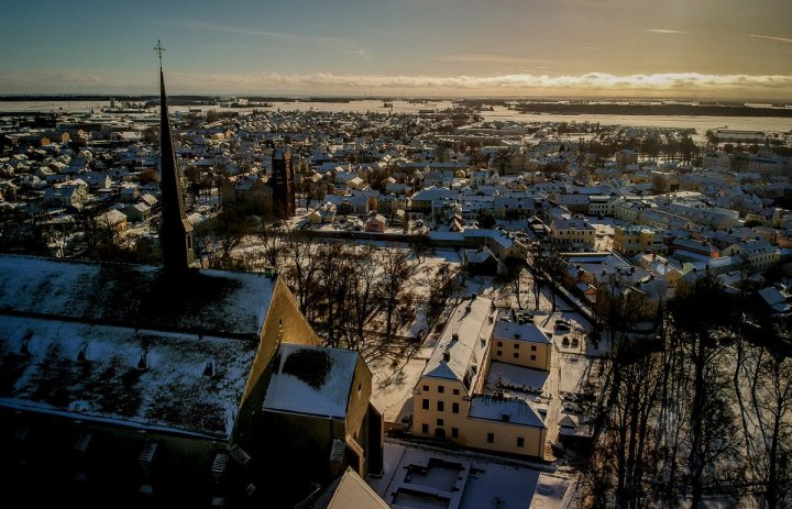 Vy över vår Klosterkyrka