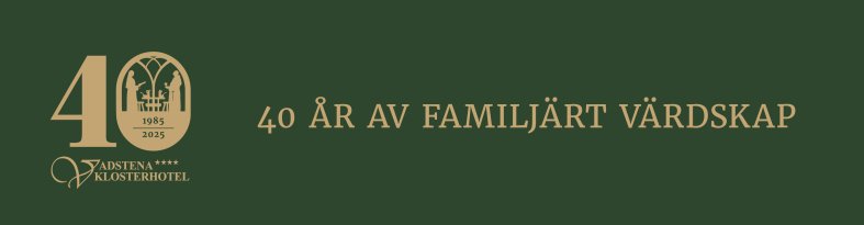Klosterhotellet fyller 40 år – välkommen att fira med oss
