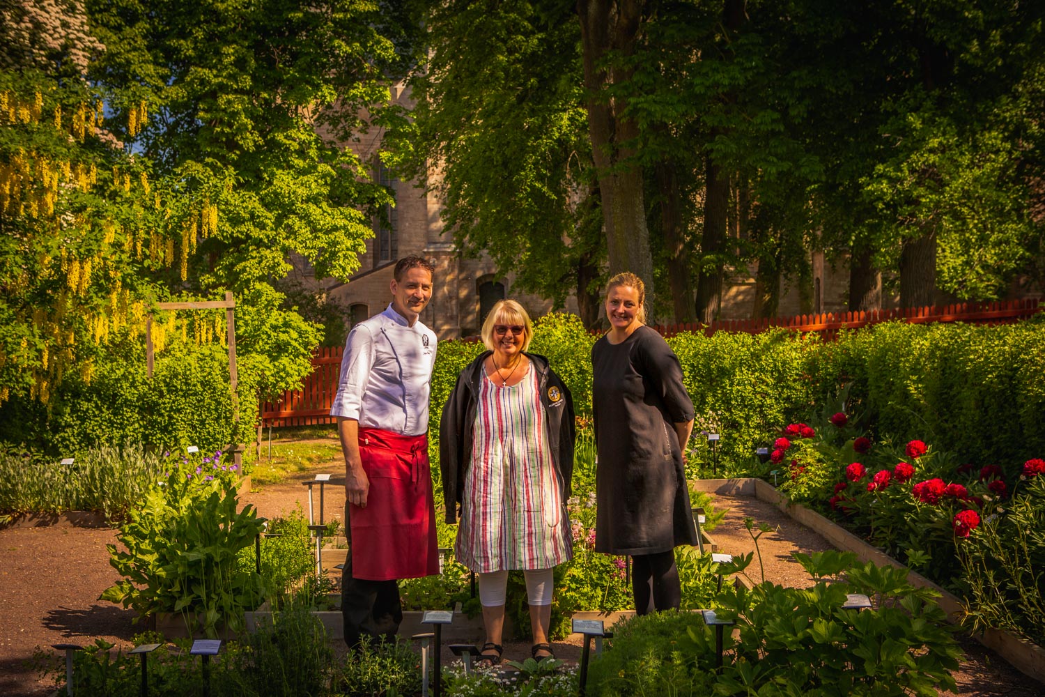 Klosterhotellet och Eva från Örtagårdens Vänner